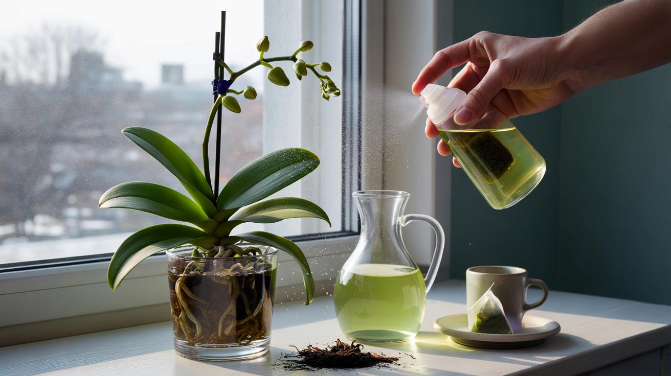 Twoja orchidea nie kwitnie? Japoński trik z herbatą może ją obudzić