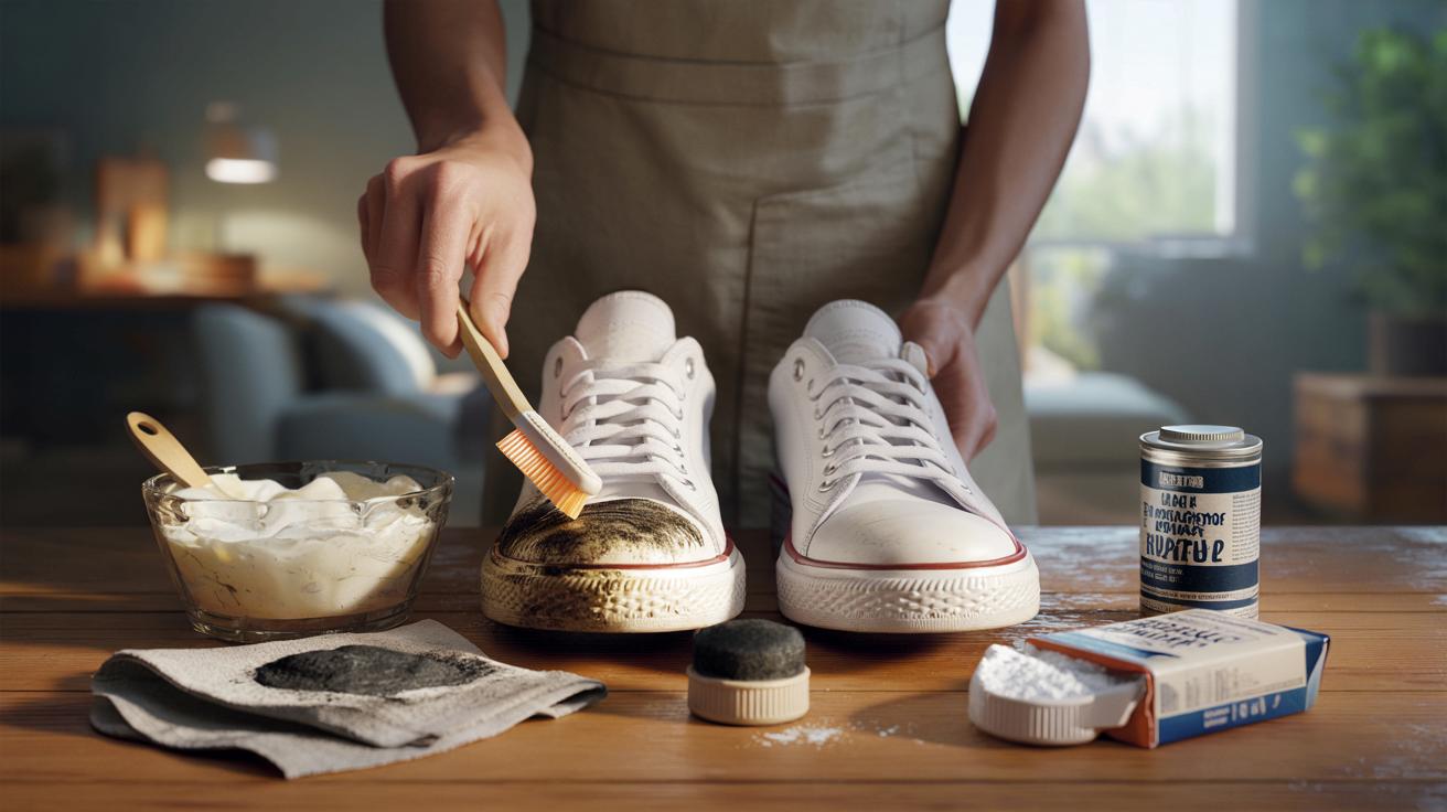 Twoje białe sneakersy znów jak nowe: trik lepszy niż pralka