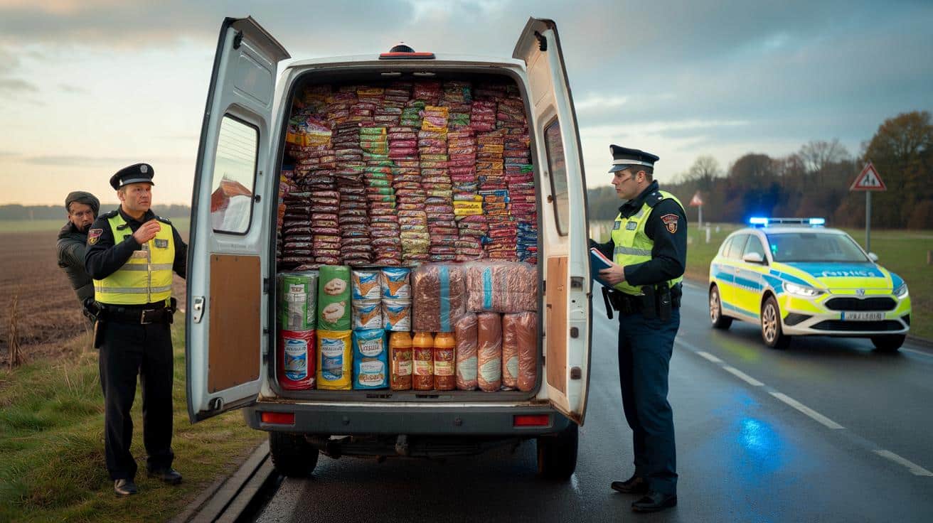 Tysiące tabliczek czekolady w aucie trzydziestolatka. Policja w szoku