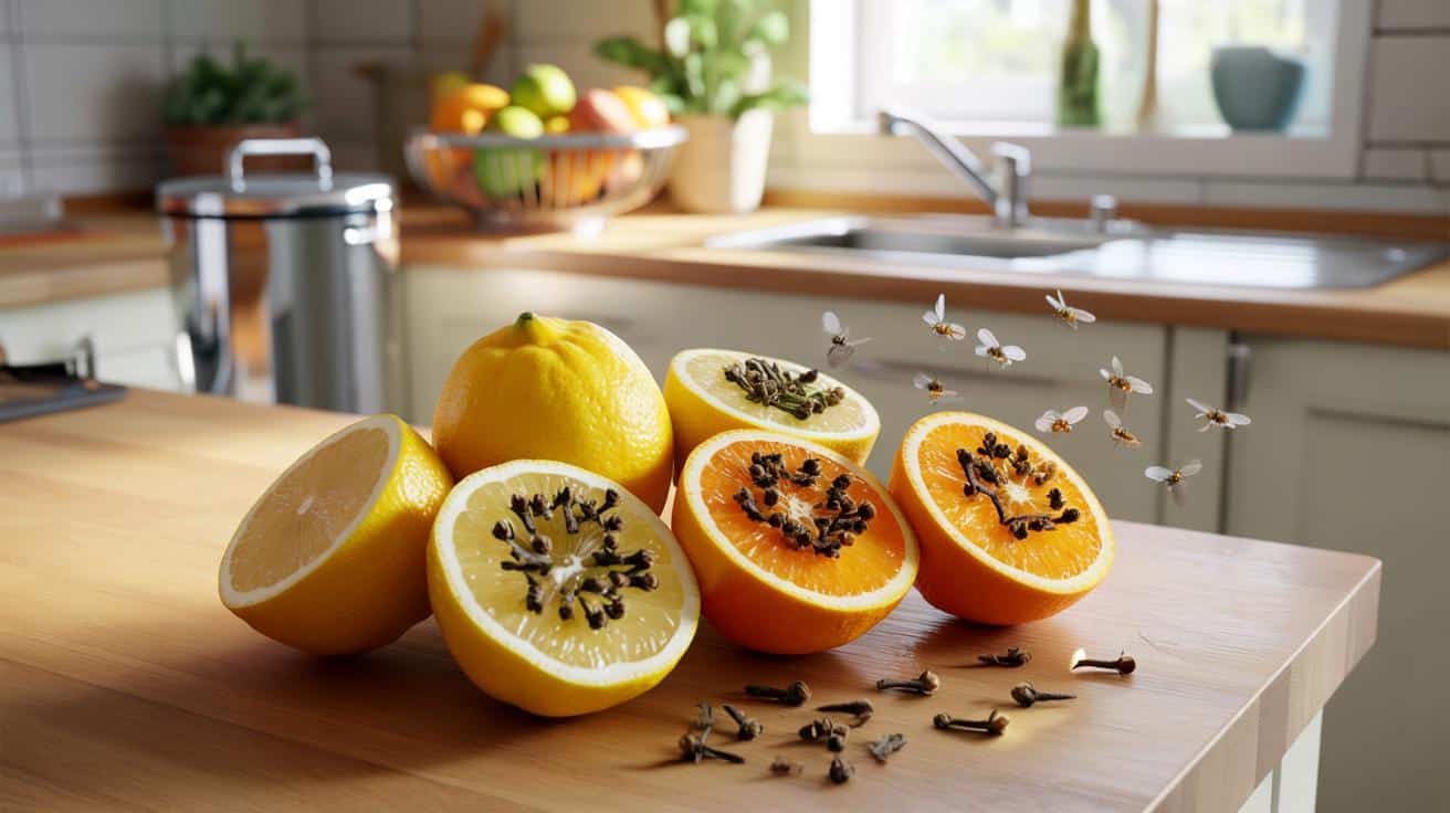 Uciążliwe muszki w kuchni? Ten zapach z szafki skutecznie je przepędzi
