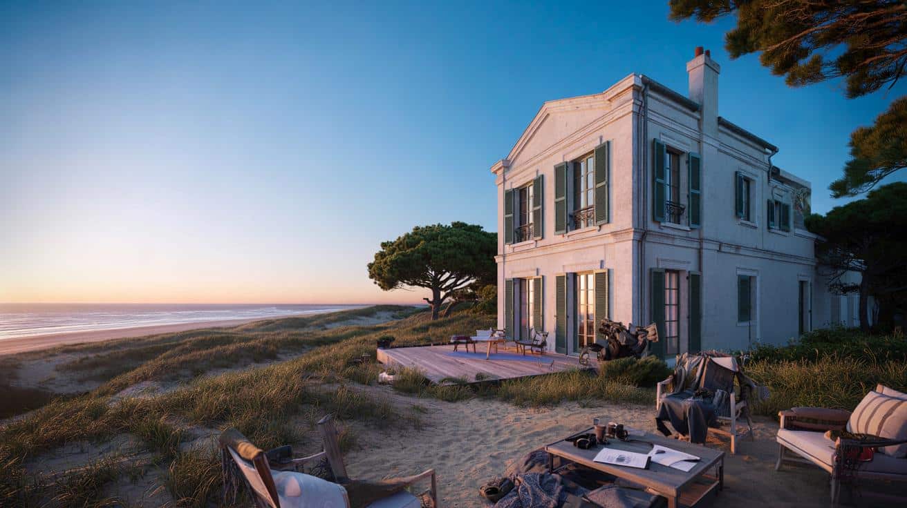 Ukryta willa Jeana Dujardina nad Atlantykiem. Tak mieszka gwiazda kina