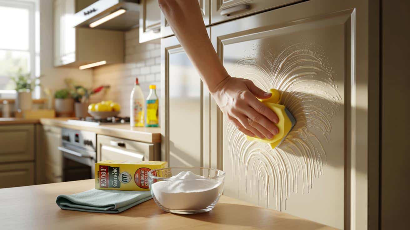 Uporczywy tłusty osad na szafkach? Jeden prosty trik ratuje kuchnię