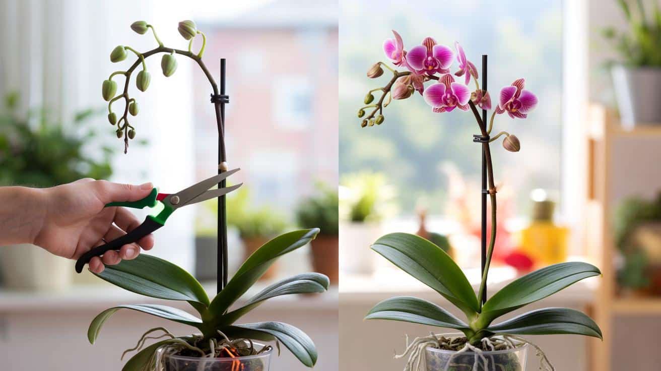 Uschła orchidea? Zrób jedno precyzyjne cięcie, a znów obsypie się kwiatami