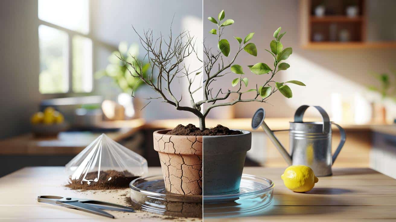 Uschnięta cytryna w doniczce? Prosty domowy sposób na uratowanie w 15 dni