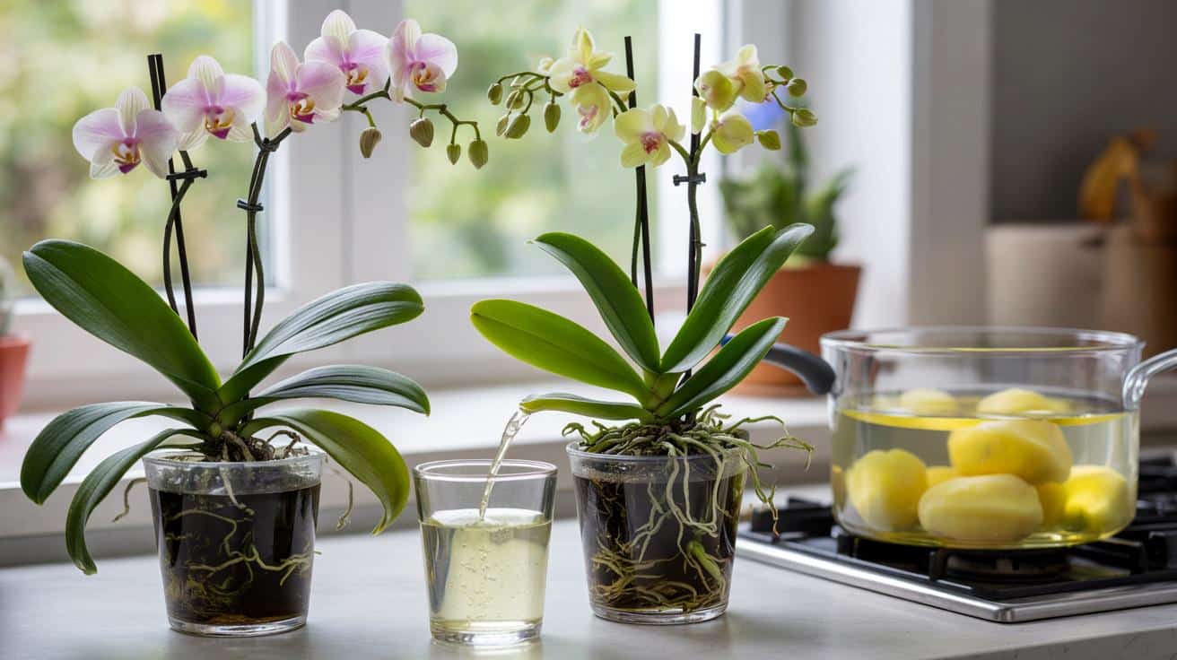 Uschnięta orchidea? Sprawdź trik z żółtym warzywem z garnka
