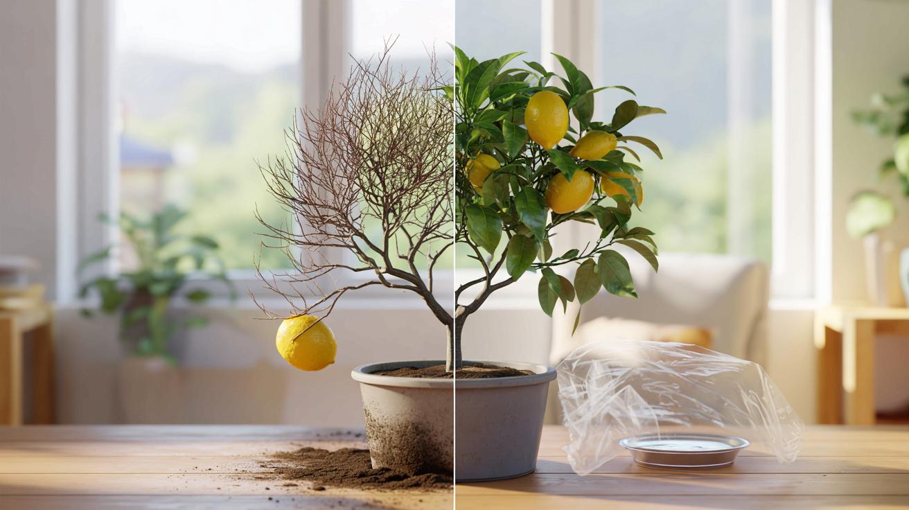 Uschnięty cytrynowiec bez liści? Prosty domowy trik, który w 15 dni może go ożywić