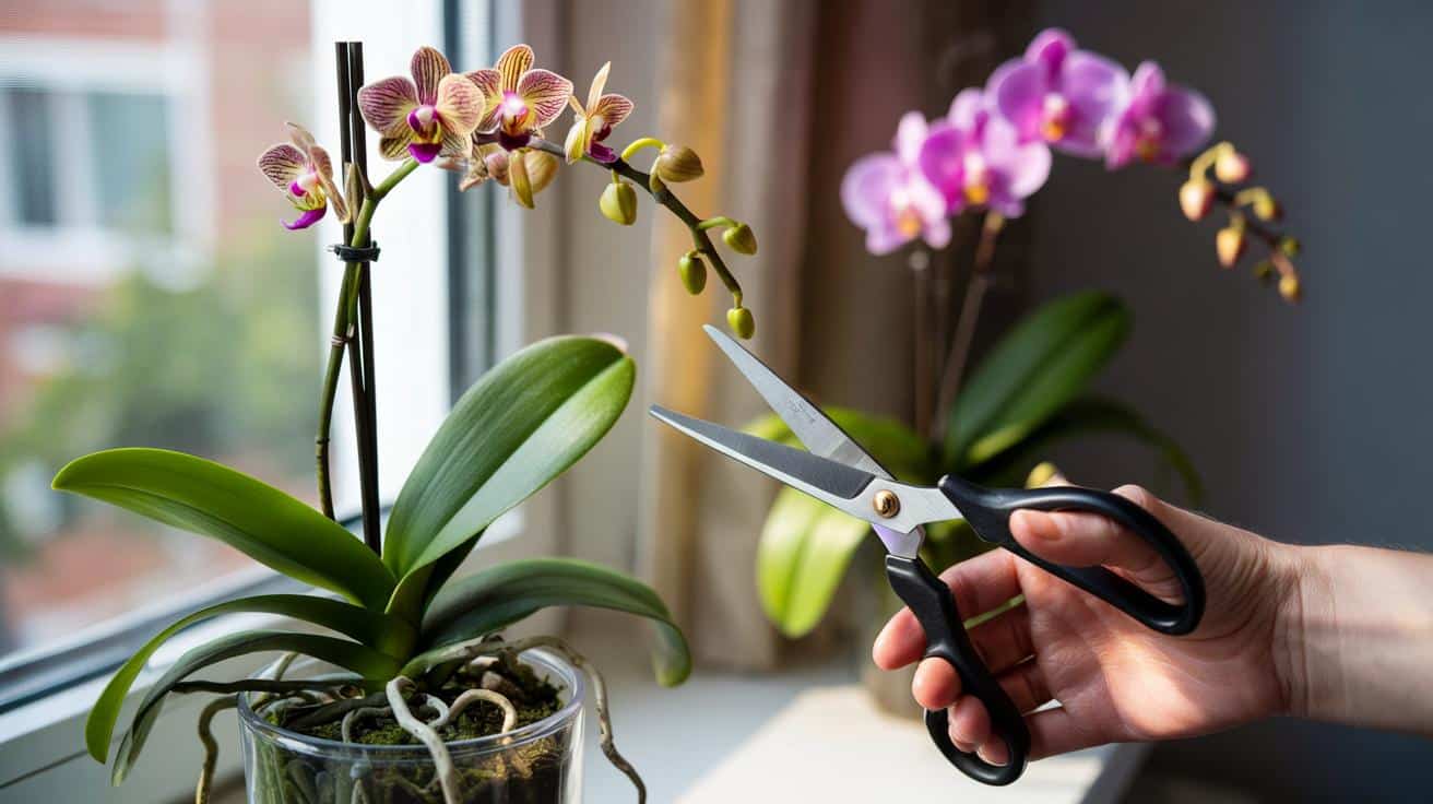 Uschnięty storczyk znowu w pąkach: gdzie dokładnie uciąć pęd, by wywołać nowy wysyp kwiatów