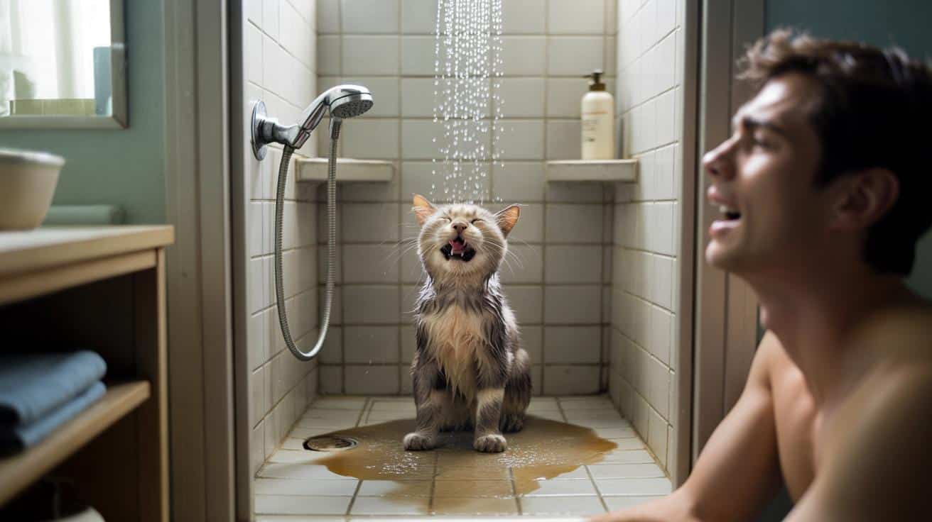 Usłyszał szum prysznica i zamarł. To, co zobaczył, rozbroiło go do łez