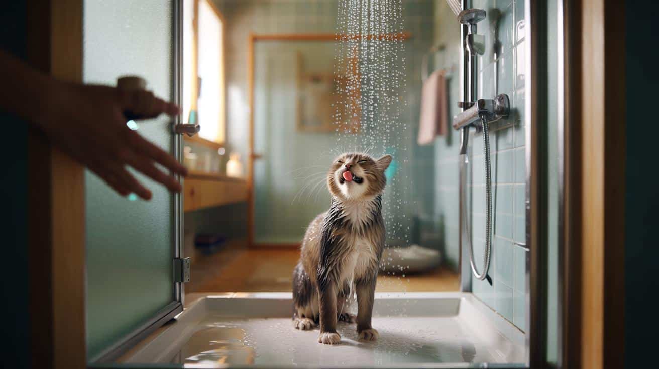 Usłyszał szum prysznica i zamarł. To, co zobaczył w łazience, rozczuliło miliony