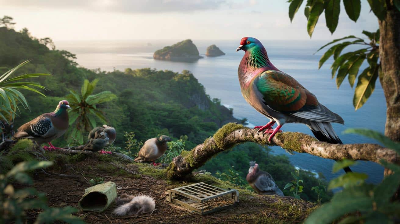 Usunięto 131 kotów z wysp. Naukowcy przecierają oczy, co stało się z rzadkimi gołębiami