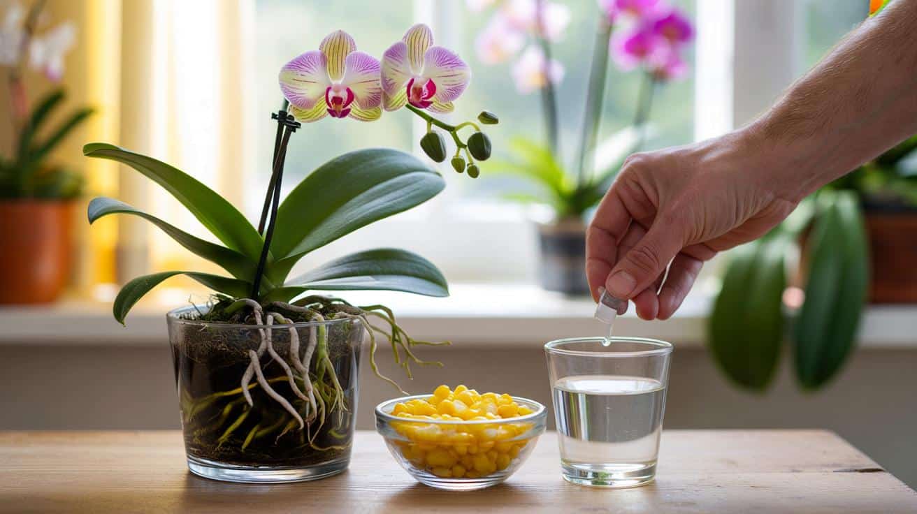 Usychająca orchidea? Sprawdź trik z żółtym warzywem z garnka