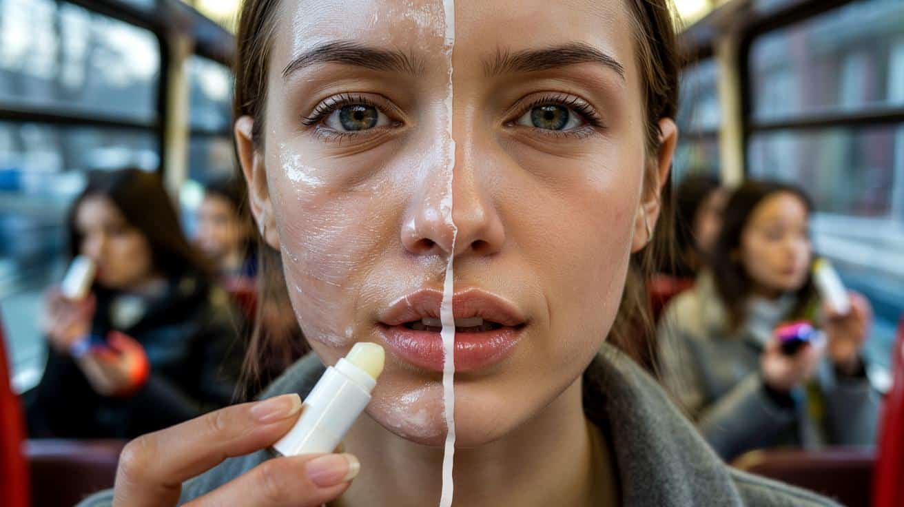 Używasz balsamu do ust z mentolem codziennie? Wargi są jeszcze bardziej suche