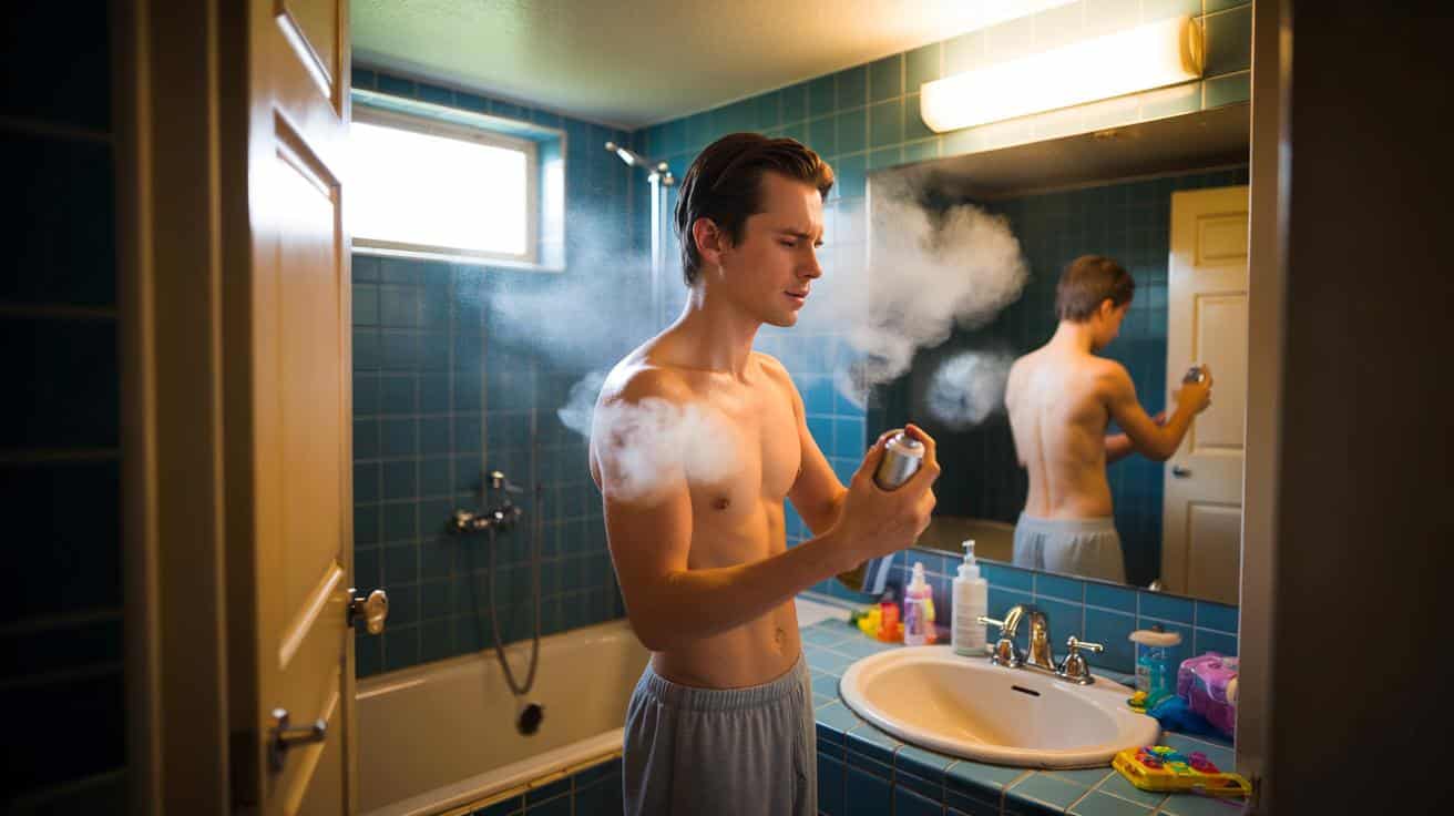 Używasz dezodorantu natryskowego w zamkniętej łazience? Wdychasz chemikalia