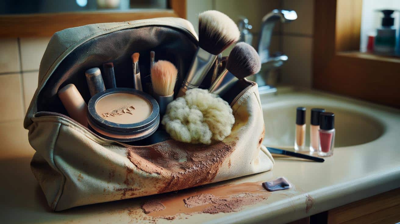 Używasz tej samej kosmetyczki od lat? Bakterie i grzyb w środku