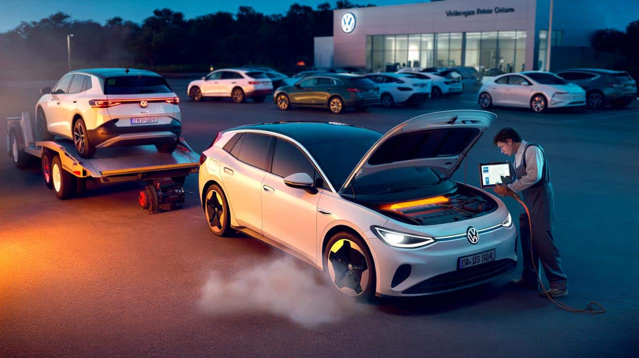 Volkswagen wzywa do serwisu 100 tys. „elektryków”. Ryzyko pożaru baterii