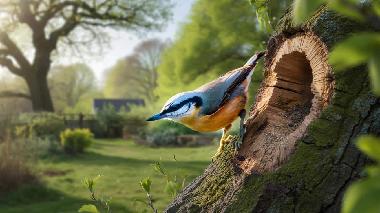 W kwietniu w ogrodach pojawia się tajemniczy „ptak z maską”. Jak go przywitać?