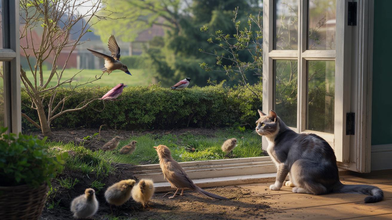 W marcu i kwietniu nie wypuszczaj kota do ogrodu. Ornitolodzy biją na alarm