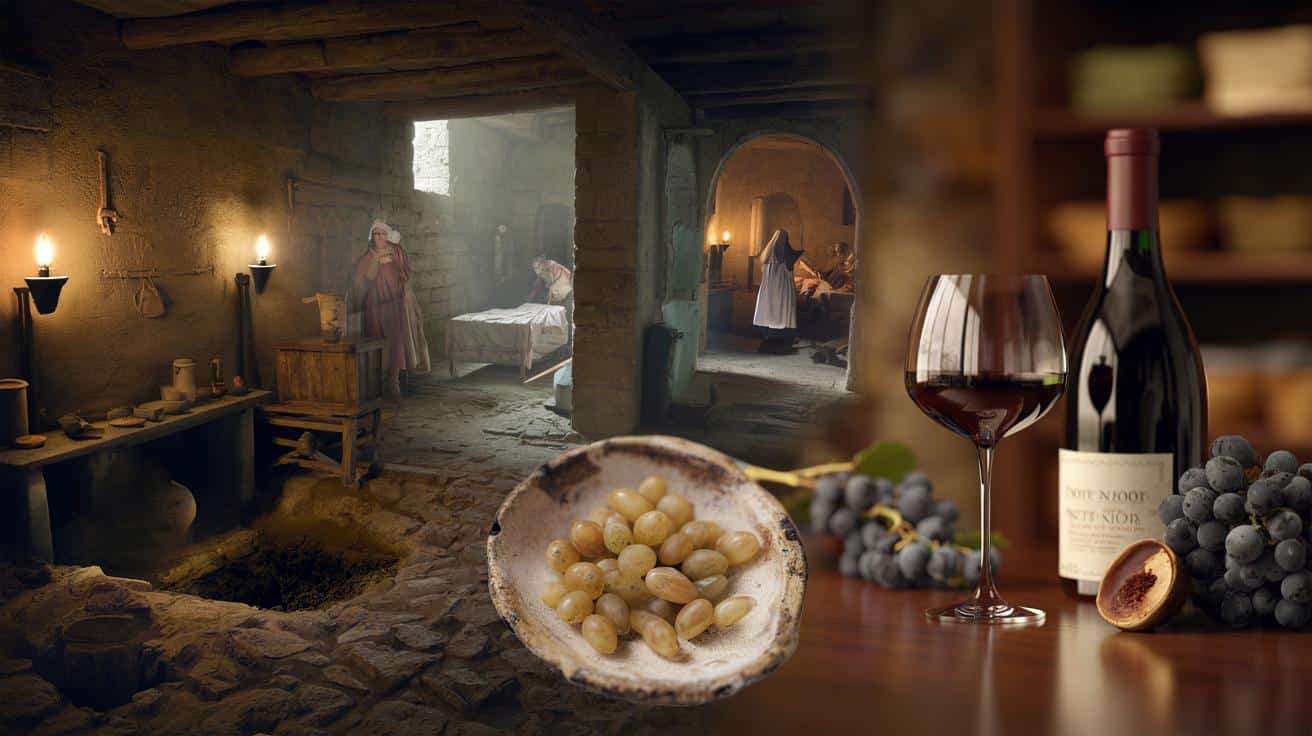 W średniowiecznym szpitalnym wychodku znaleziono pestki, które łączą dzisiejsze wino z XV wiekiem