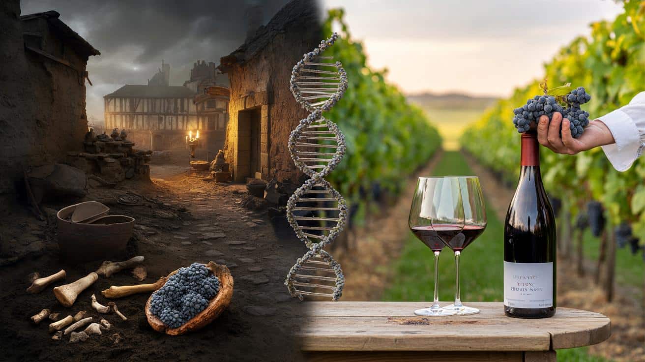 W średniowiecznym szpitalnym wychodku znaleziono pestki, które łączą nasze wino z XV wiekiem