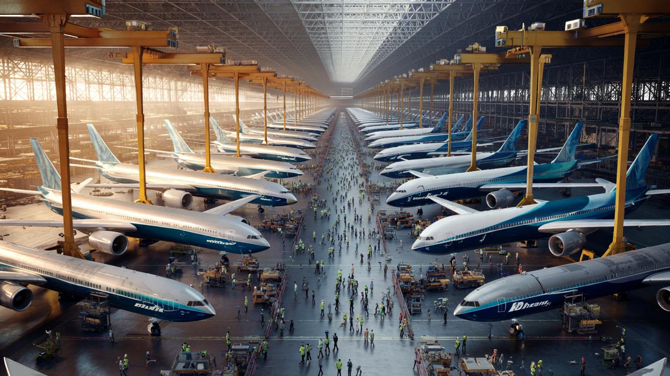 W środku największej fabryki świata: 30 tysięcy ludzi i 8 samolotów naraz
