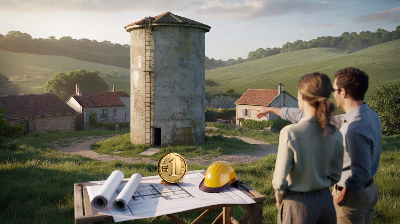 We Francji wystawiono wieżę ciśnień za 1 euro. Jest haczyk