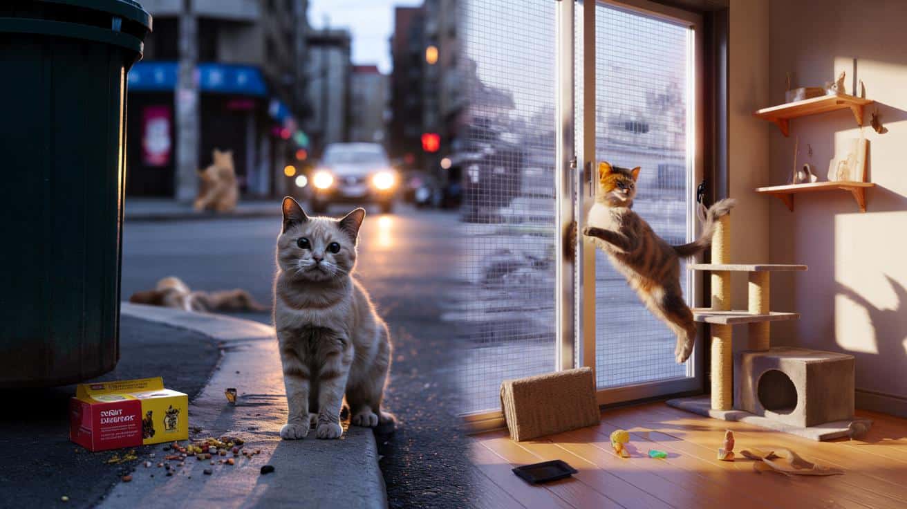 Weterynarze ostrzegają: kot wychodzący sam na dwór żyje o połowę krócej