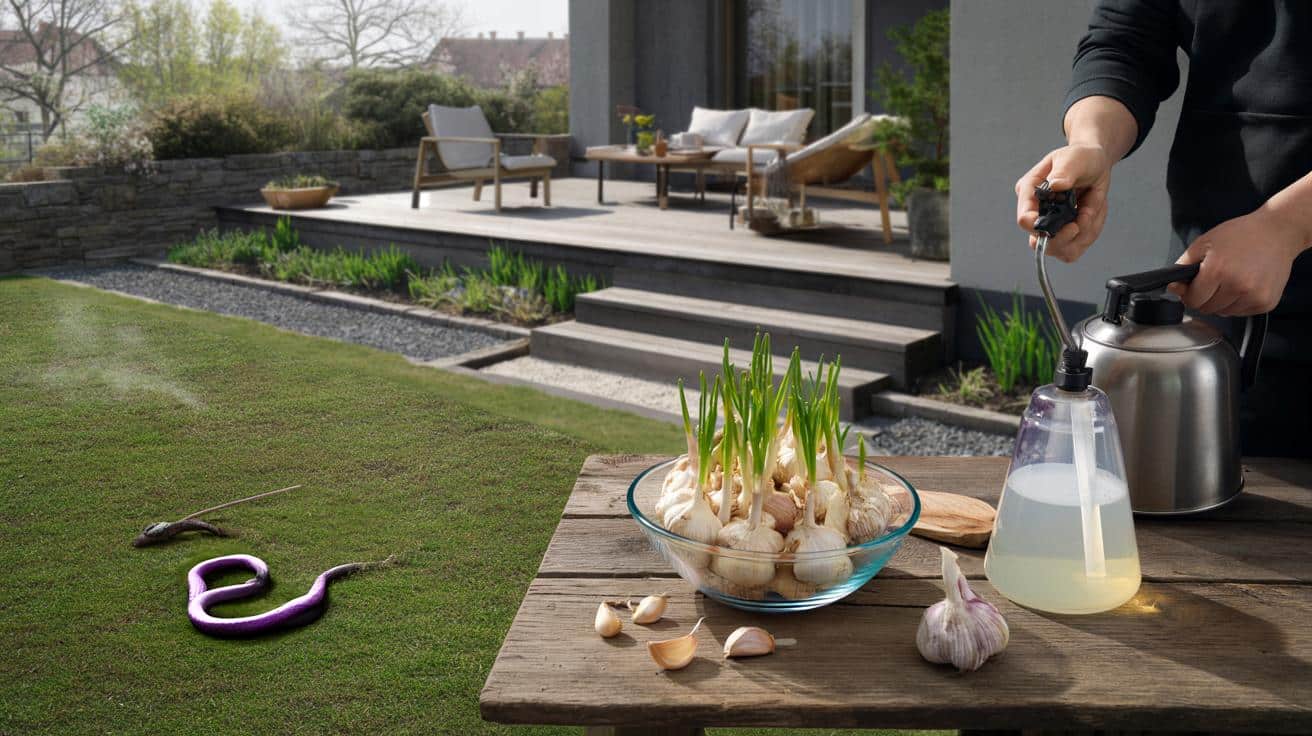 Węże na tarasie? W marcu uratuje cię jeden kuchenny odpad