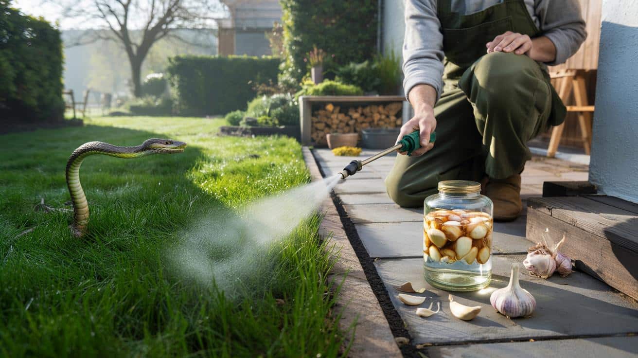 Węże w ogrodzie? Naturalny trik z kuchni, który ochroni trawnik już od marca