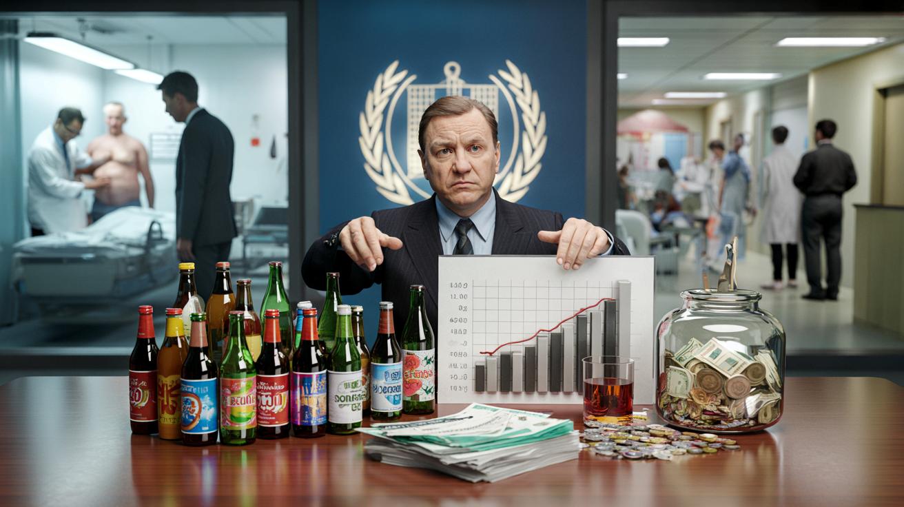 WHO naciska na wyższe podatki na słodkie napoje i alkohol do 2035 roku