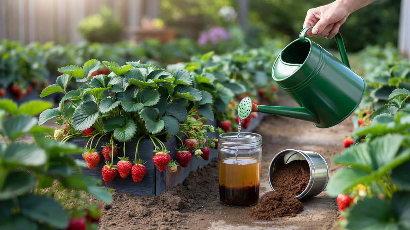 Większe truskawki z własnej grządki? Wystarczy ta kuchenne „herbatka” na wiosnę