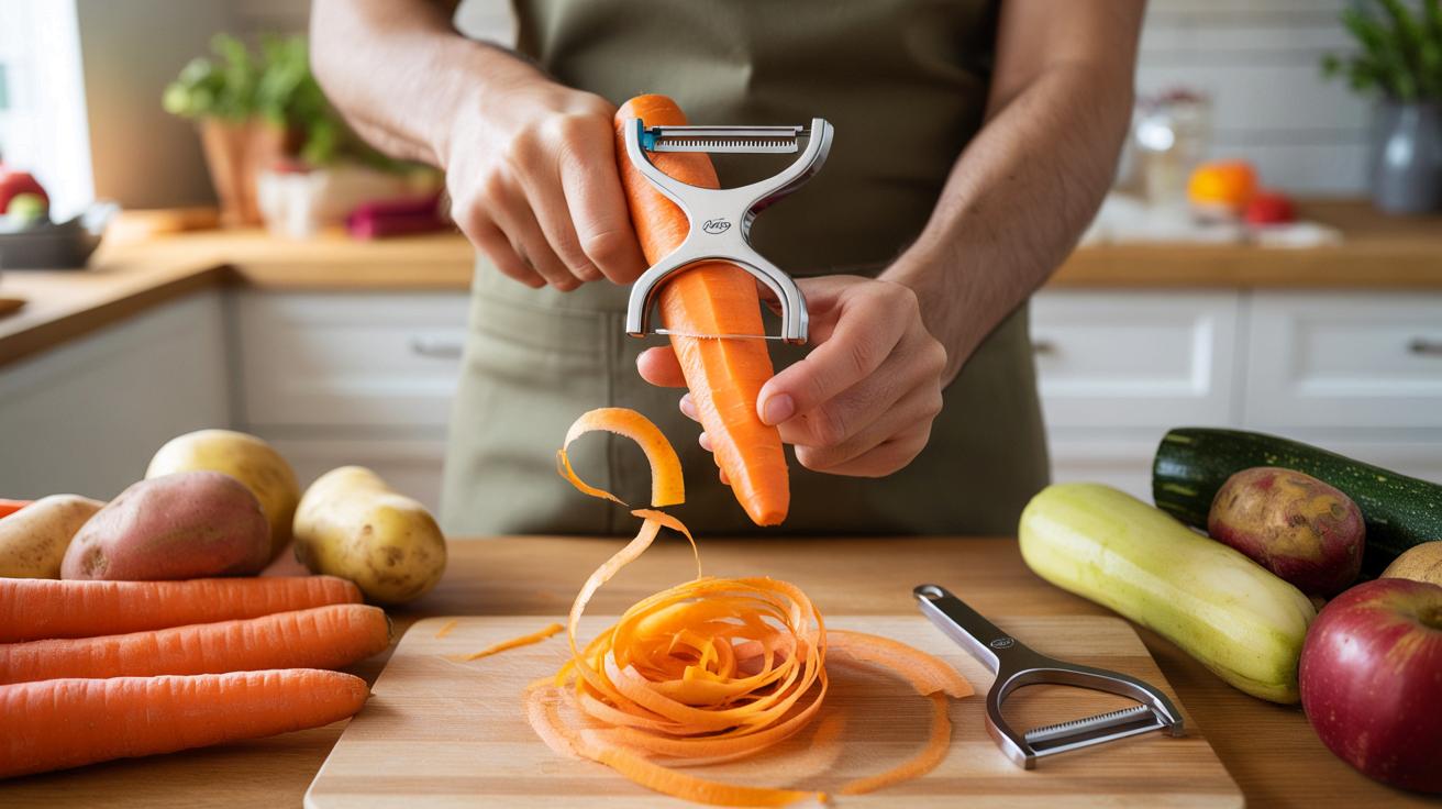 Większość źle obiera warzywa. Ten trik z obieraczką zmienia wszystko