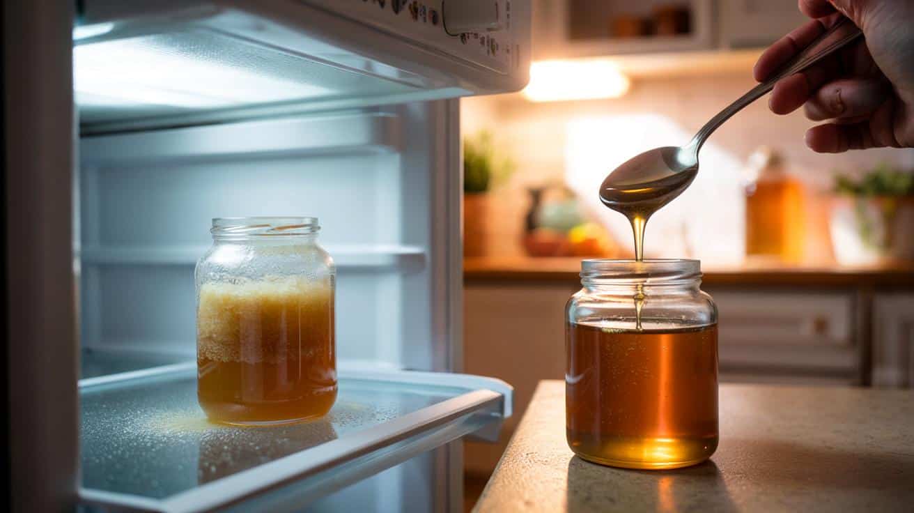 Wiele osób przechowuje miód w lodówce nie wiedząc, że przyspiesza to jego krystalizację