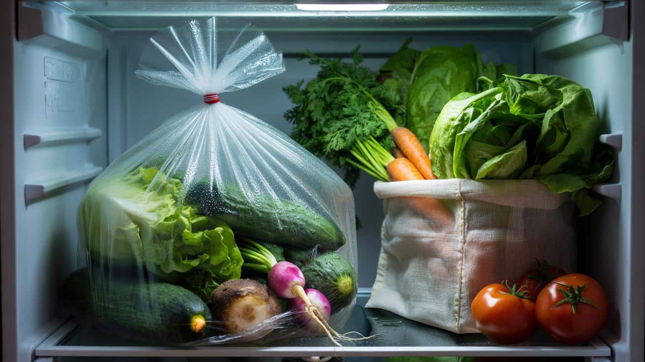 Wiele osób przechowuje warzywa w plastikowych torbach nie wiedząc, że zatrzymują wilgoć