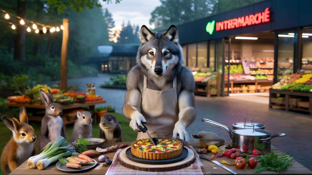 Wilk z reklamy Intermarché zostaje oficjalną maskotką sieci