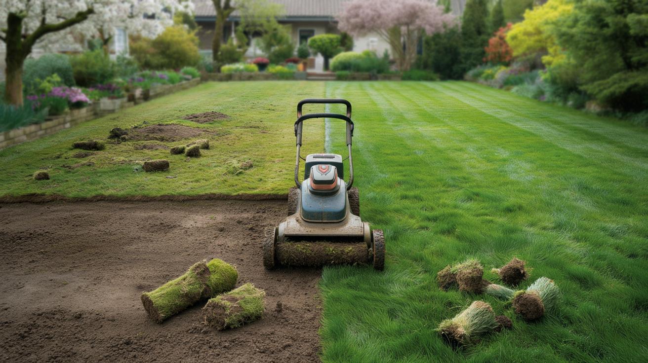 Wiosenna pielęgnacja trawnika: jeden błąd przy wertykulacji zrujnuje murawę