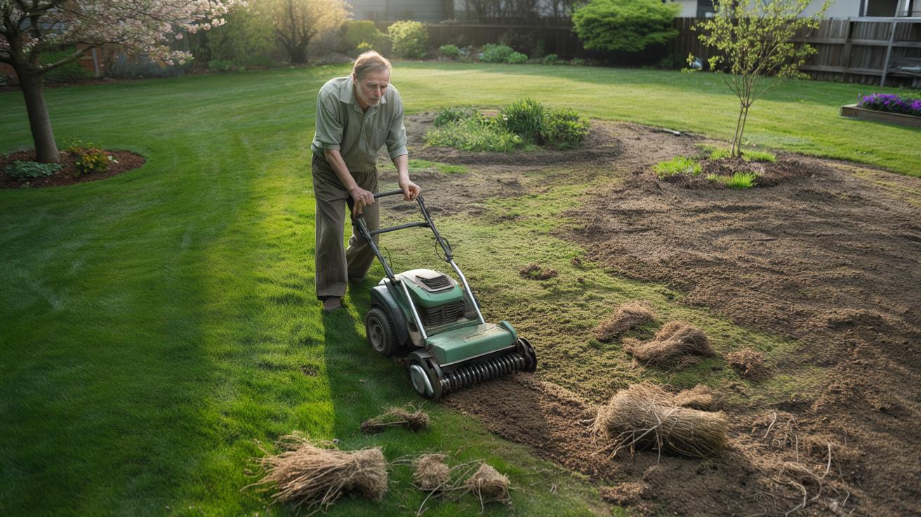 Wiosenne grabienie trawnika: jeden błąd, przez który zniszczysz murawę