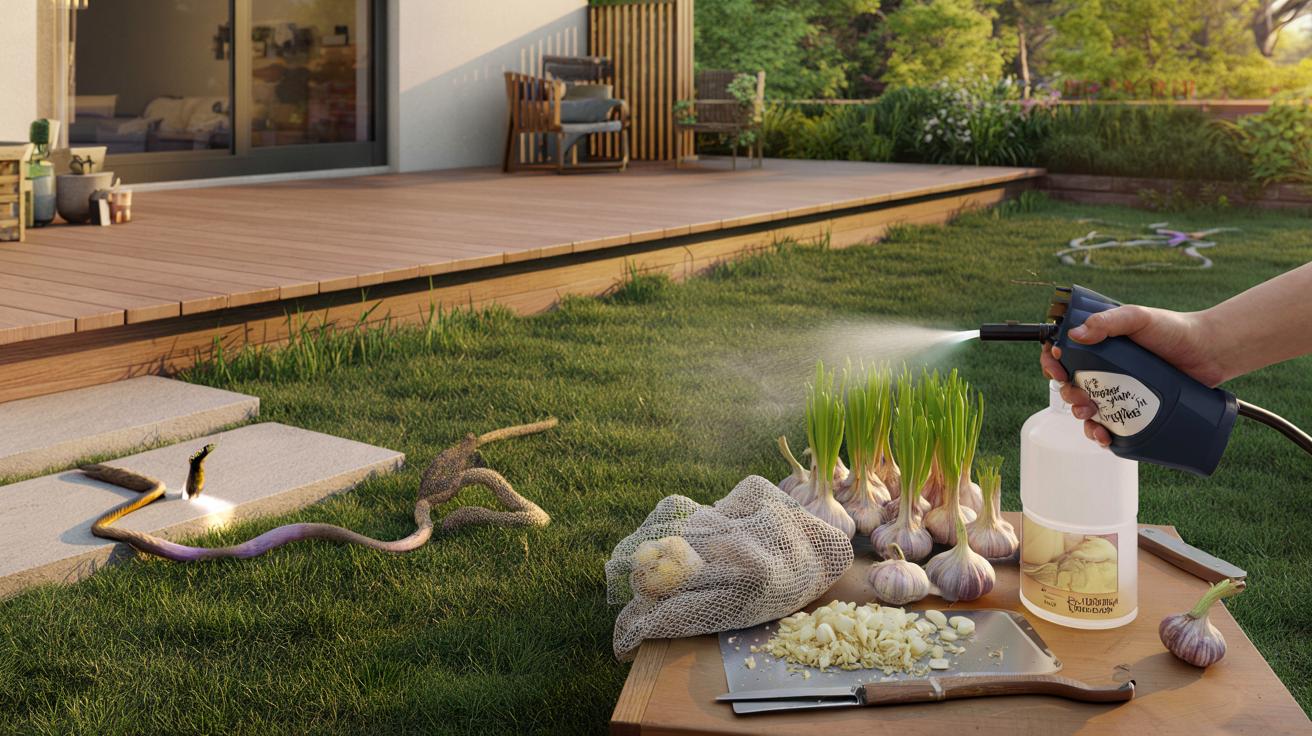 Wiosną węże podchodzą pod taras? Ten kuchenny odpad je zatrzyma