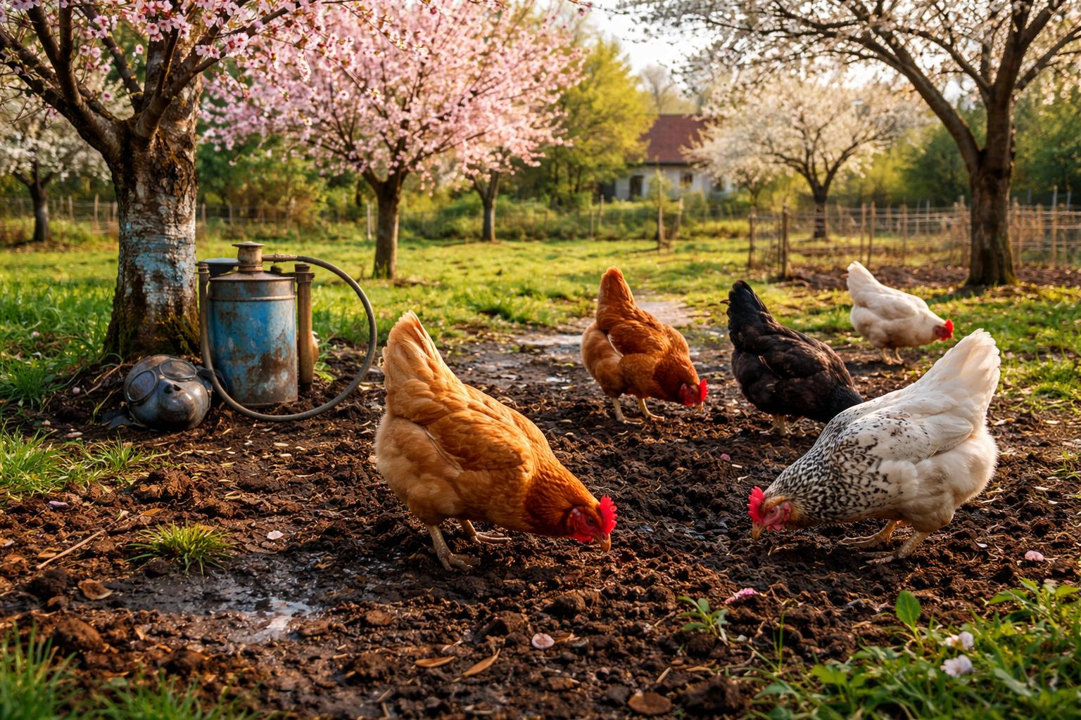 Właściciele kur wycofują się z popularnego oprysku drzew. Powód zaskakuje