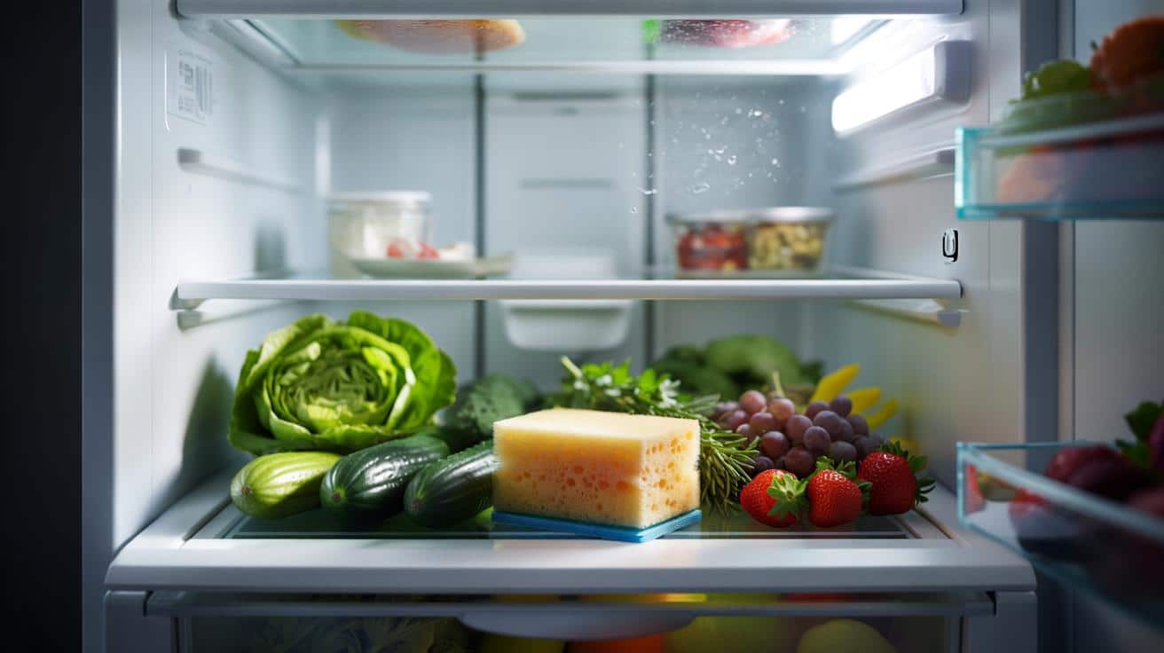 Włóż gąbkę do lodówki i zobacz, co się stanie po kilku dniach