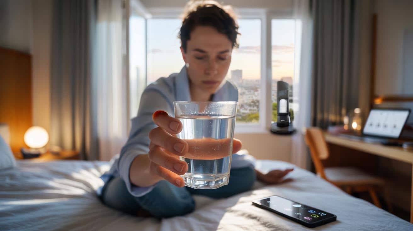 Badacze wyjaśniają, co łączy osoby pijące wodę tuż po przebudzeniu i jakie daje to korzyści