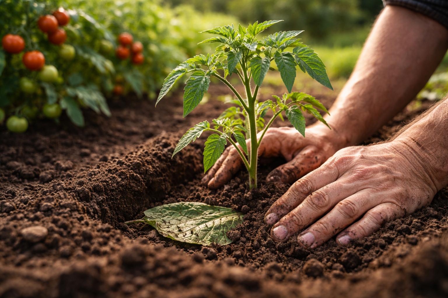 Wsadź jedną liść pod pomidora w maju, a zbierzesz dwa razy więcej