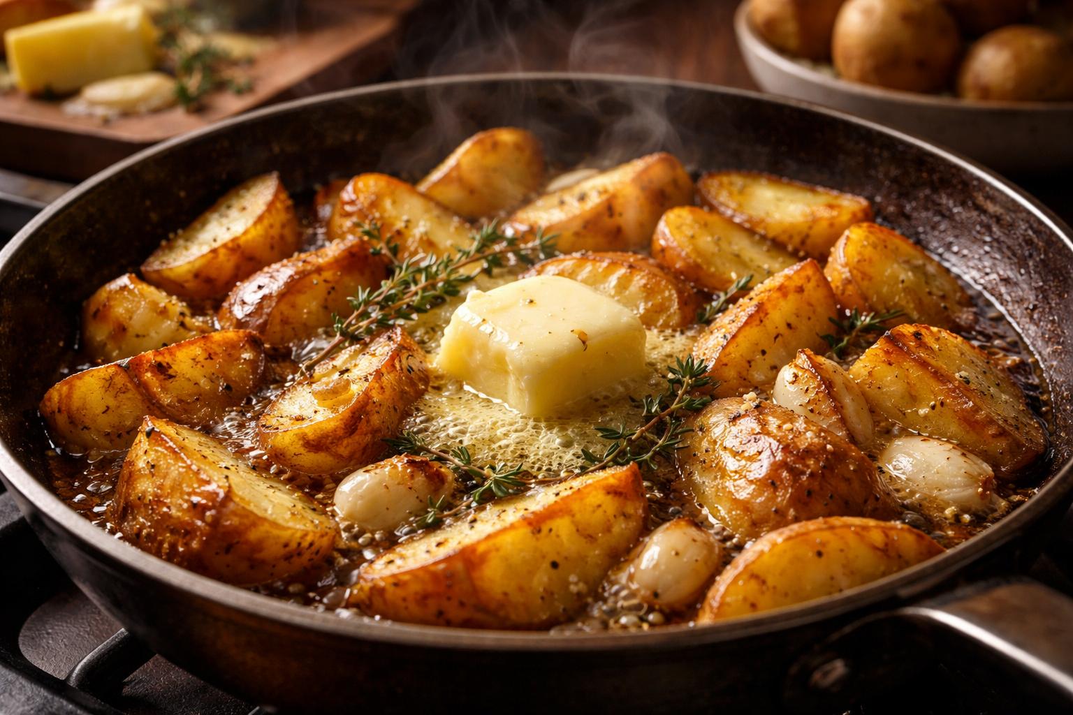 Wsyp do ziemniaków ten składnik w trakcie gotowania. Smak zaskoczy całą rodzinę