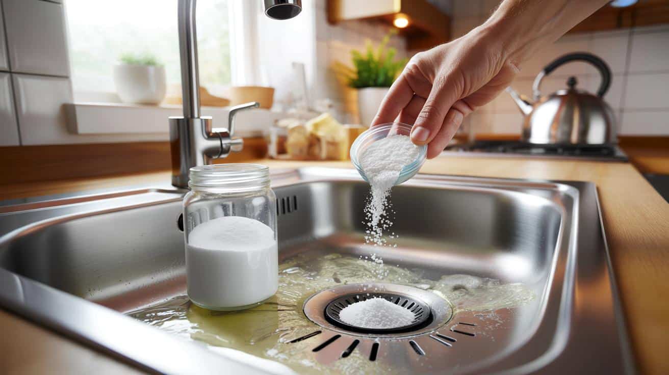 Wsyp to do zlewu zamiast sody. Zator znika w kilka minut