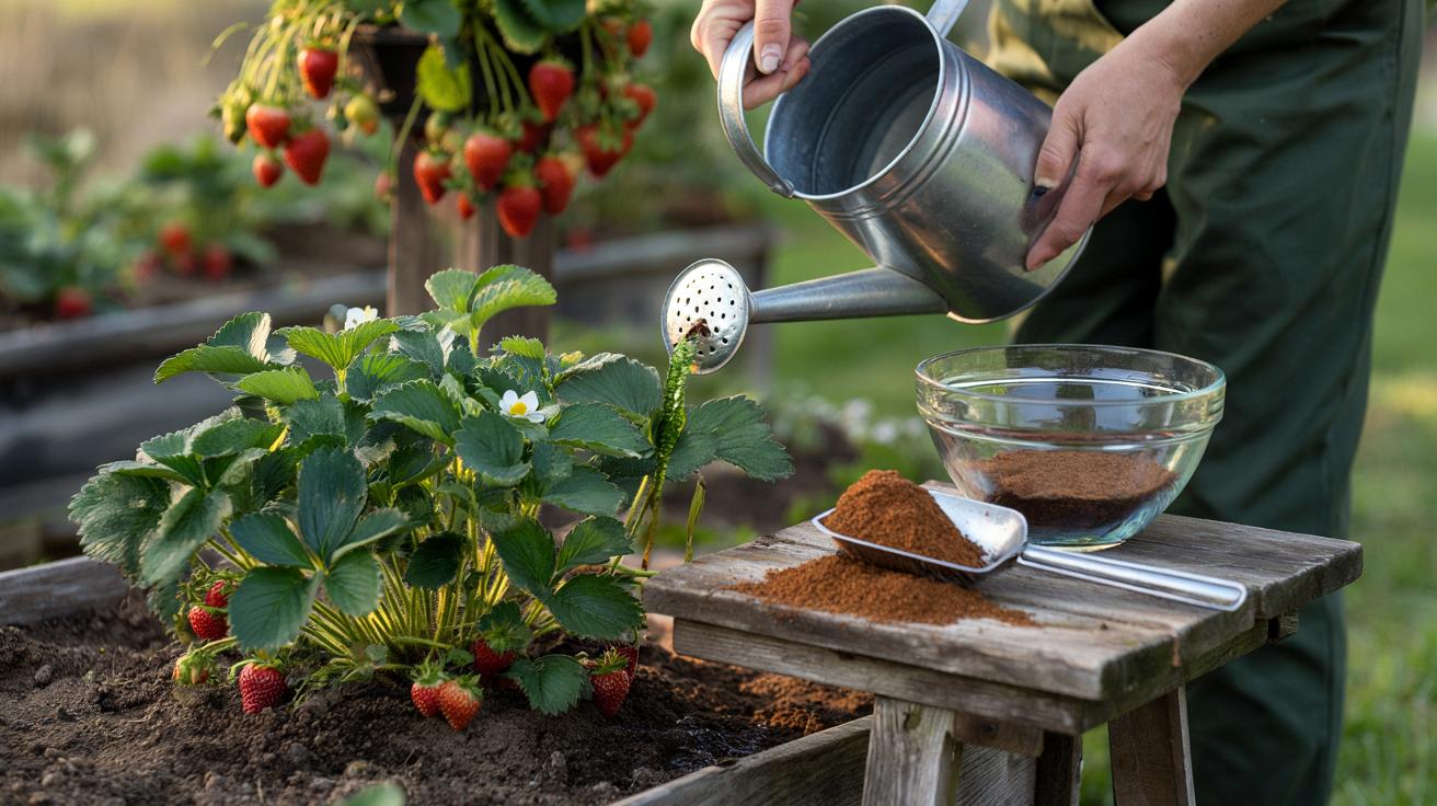 Wsyp to z kuchni do konewki w marcu, a truskawki będą dwa razy większe