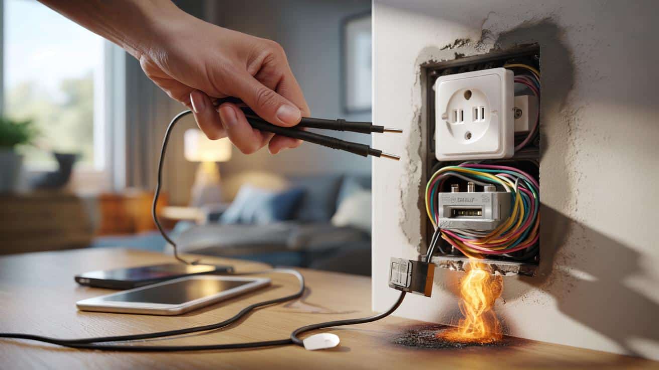 Wtyczki z portem USB w ścianie: błąd, który może cię porazić