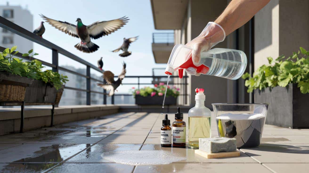 Wylej tę mieszankę na balkon, a gołębie znikną na dobre