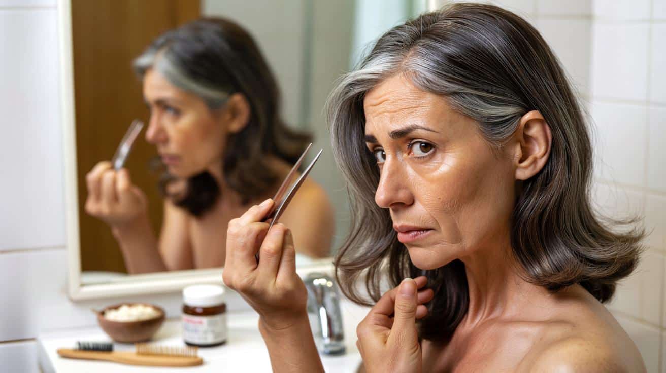 Wyrywasz siwe włosy, żeby je ukryć? Skutek może mocno zaskoczyć