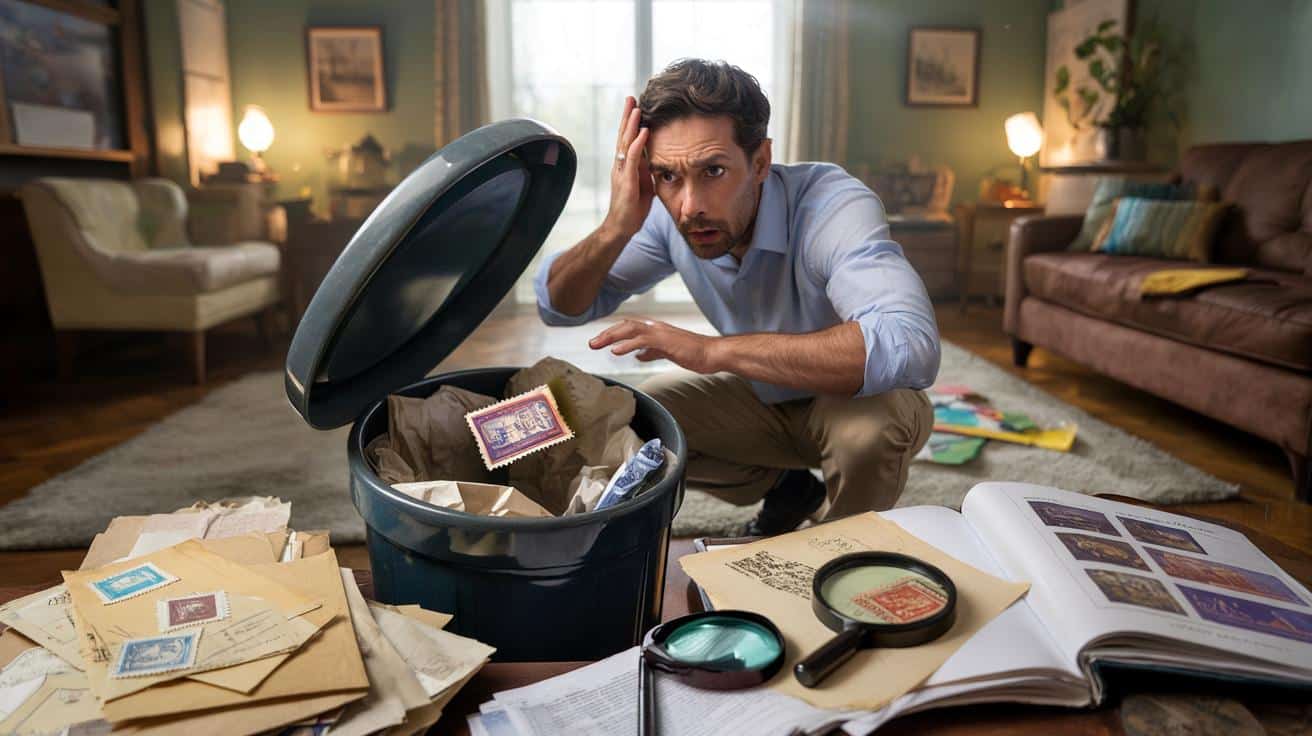 Wyrzucił stary znaczek, a potem dowiedział się, że wart jest fortunę