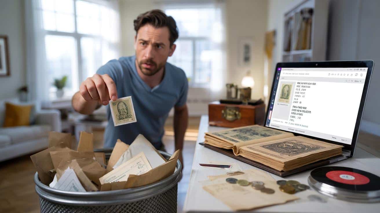 Wyrzucił stary znaczek, a później wyszło, że był wart fortunę