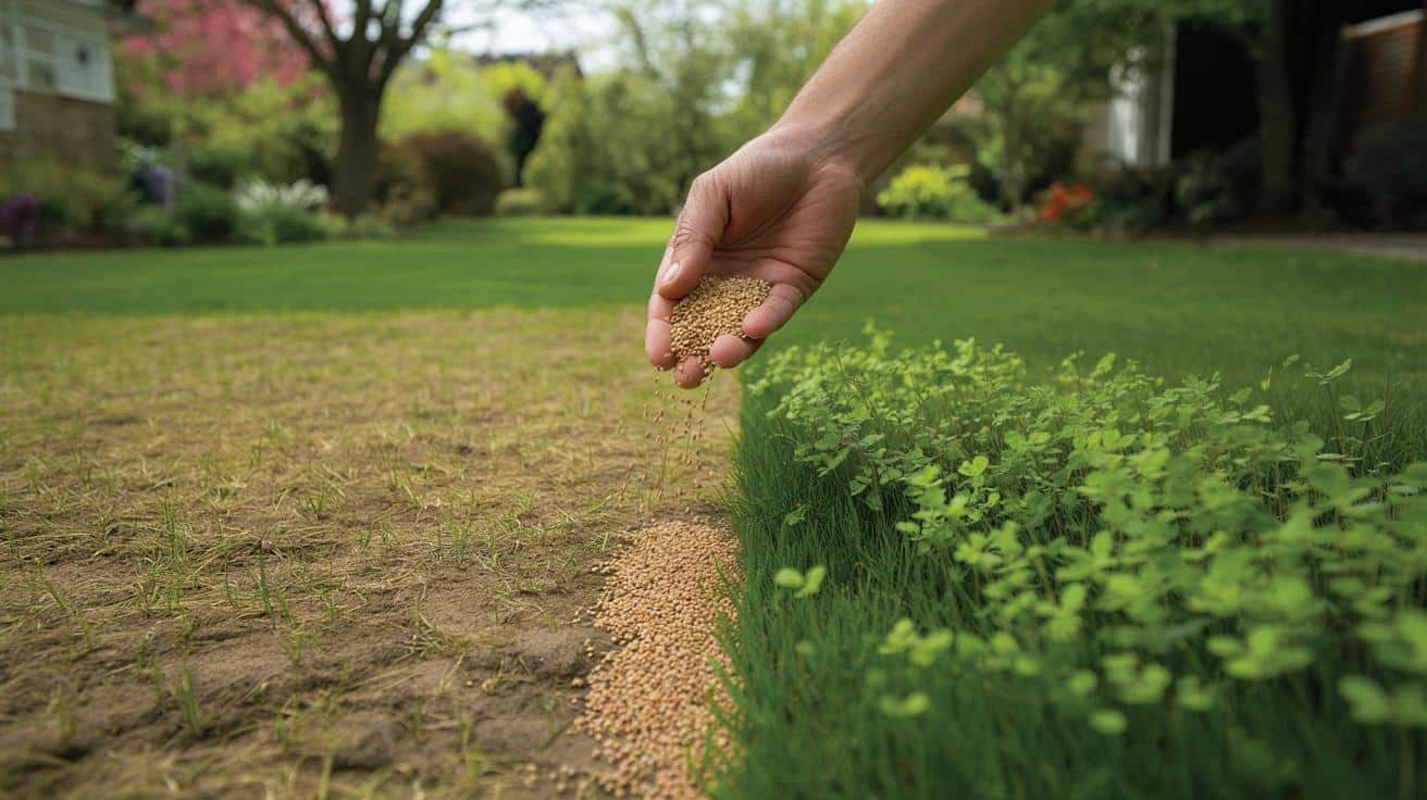 Wysyp to na trawnik wiosną, a łysa ziemia błyskawicznie zniknie
